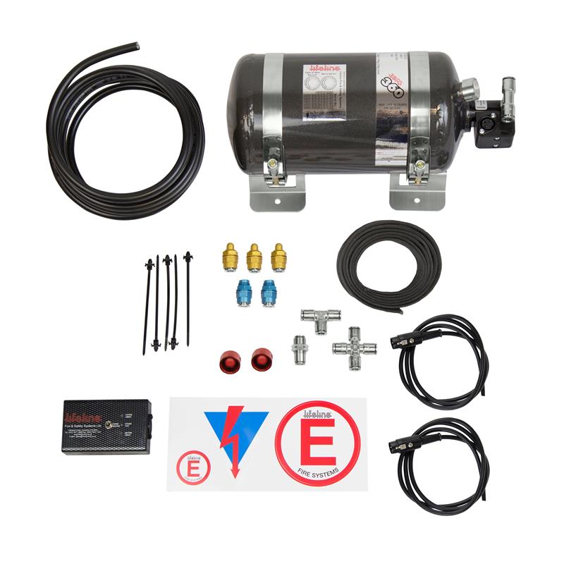 Zero 360 FIA 3.0kg Novec 1230 Stored Pressure Electric System