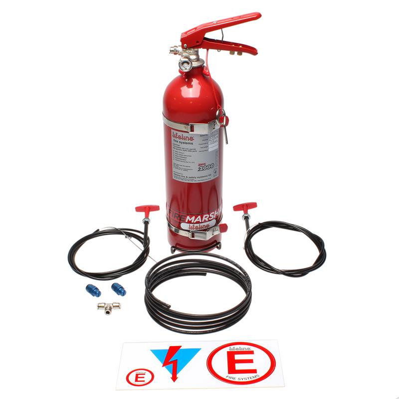 Zero 2000 2.25L Club Fire Marshal Steel Fire Suppression System