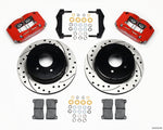 Wilwood Dynapro Radial Rear Kit 12.19in Drilled Red 2004-2006 Pontiac GTO