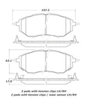 StopTech Street Touring 05-08 Legacy 2.5 GT Front Brake Pads