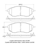 StopTech Street Touring 05-08 Legacy 2.5 GT Front Brake Pads