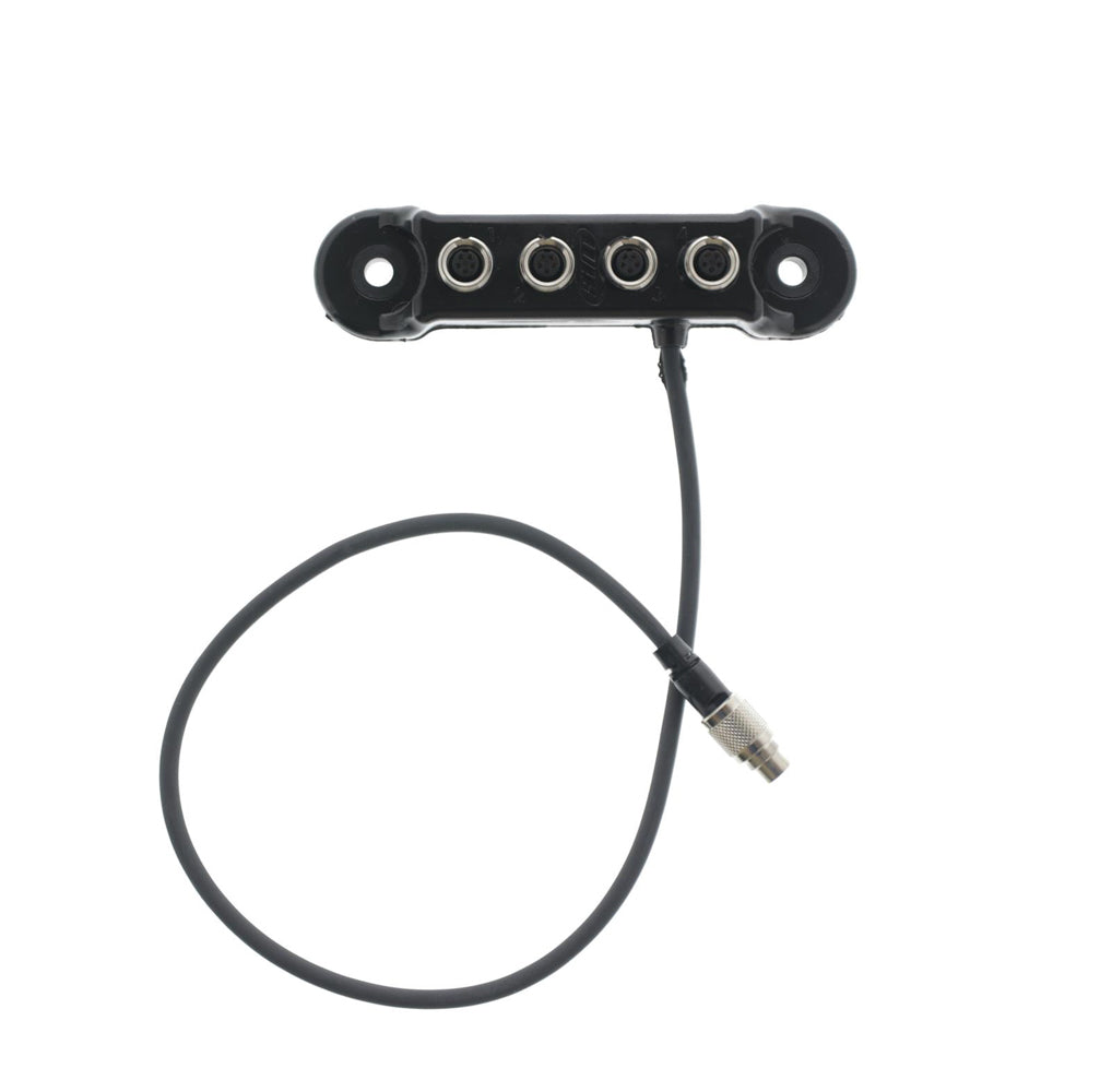 AIM DATA HUB 4 WAY 5-PIN W/ .4M CABLE - X08HUB010