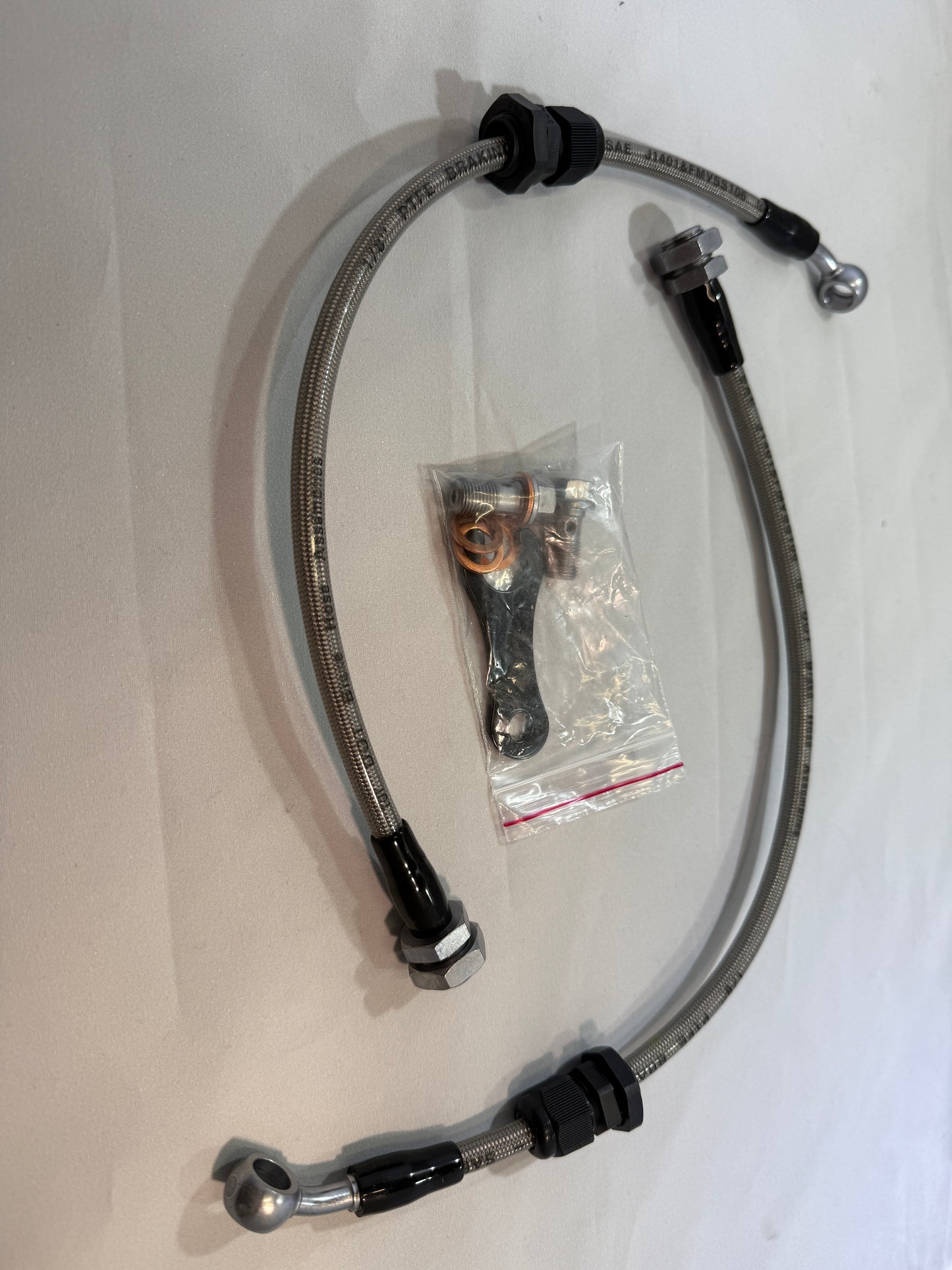 Corksport Mazda2 Stainless Brake Lines - Front (Pair)