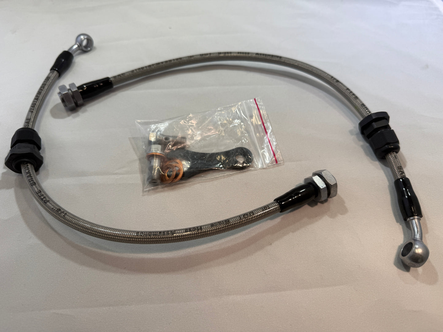 Corksport Mazda2 Stainless Brake Lines - Front (Pair)