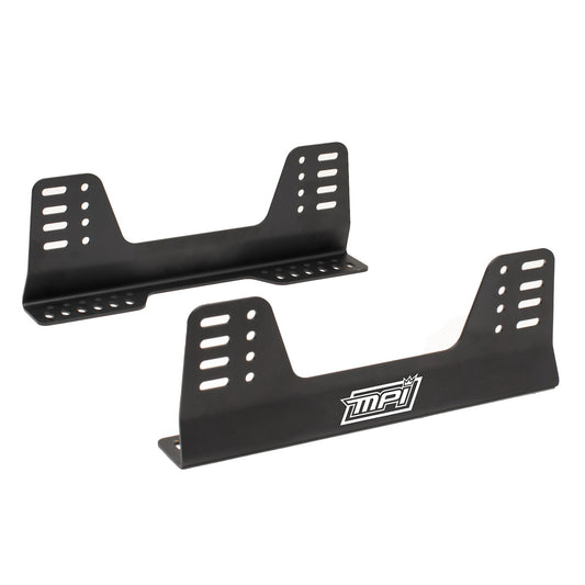 MPI Seat Bracket, Side Mount, 16 Mounting Holes, Steel, Black Powder Coat, Universal, Kit