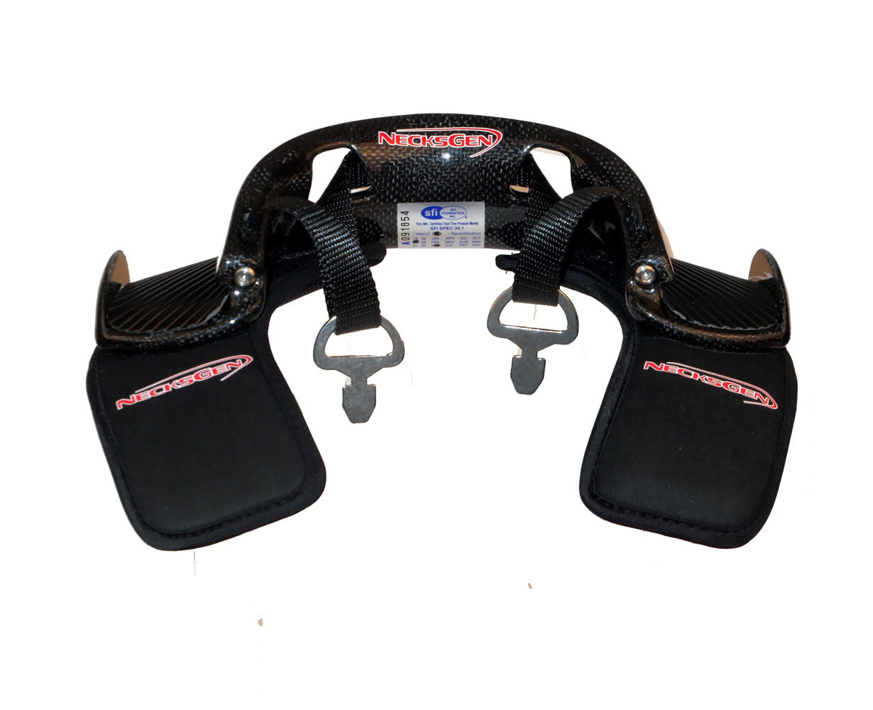 NecksGen Rev2, Carbon, SFI 38.1 Head and Neck Support