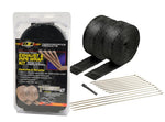 DEI Exhaust Wrap Kit - Black Titanium Wrap Locking Ties & Locking Tie Tool