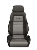 Recaro Classic LS Seat - Black Leather/Pepita Fabric