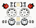 Wilwood Combination Parking Brake Rear Kit 11.75in Drilled Red 2011 Fiesta Rear