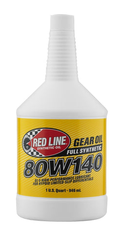 Red Line 80W140 GL-5 Gear Oil - Quart