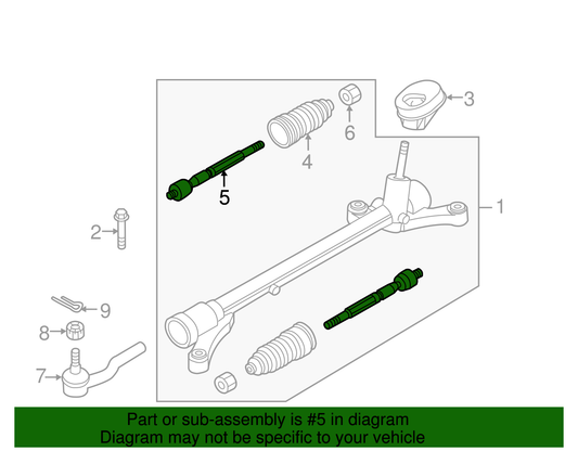 Mazda2 Inner Steering Ball Joint (OEM)