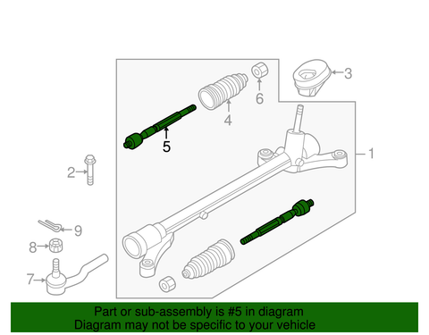 Mazda2 Inner Steering Ball Joint (OEM)