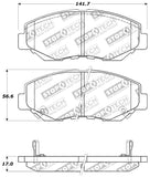 StopTech Performance 03-10 Honda Accord / 02-06 CR-V / 03-08 Pilot Front Brake Pads