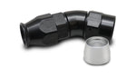 Vibrant -10AN 30 Degree Hose End Fitting for PTFE Lined Hose