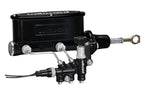 Wilwood HV Tandem M/C Kit w L/H Bracket & Prop Valve - 7/8in Bore Black-W/Push. - Early Mustang