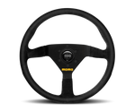 Momo MOD78 Steering Wheel 320 mm - Black Suede/Black Spokes