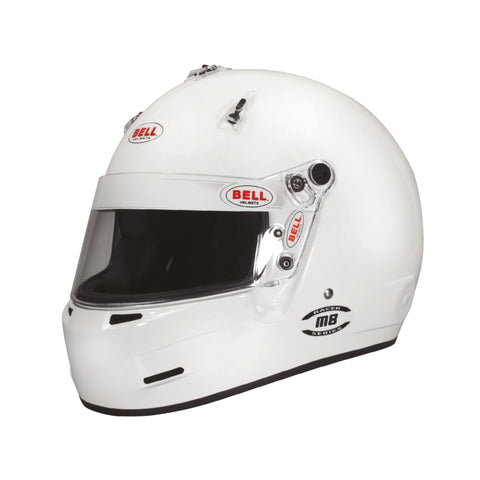 Bell M8 SA2020 V15 Brus Helmet - Size 58-59 (White)