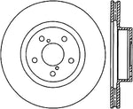 StopTech 05-10 Subaru Impreza WRX/STi Slotted & Drilled Left Front Rotor