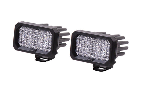 Diode Dynamics Stage Series 2 In LED Pod Pro - White Flood Standard ABL (Pair)