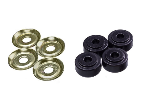 Energy Suspension Black Shock Tower Bushing Set 7/8in Nipple 3/8in ID 1-1/4in OD