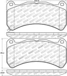 StopTech Performance 08-09 Lexus IS F Front Brake Pads