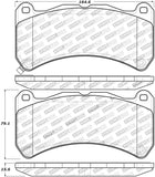 StopTech Performance 08-09 Lexus IS F Front Brake Pads