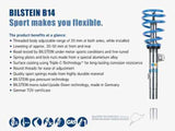 Bilstein B14 Audi S4 (8E) K4 Performance Suspension System (May Req. OE 8E0412377C)