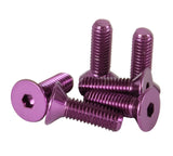 NRG Steering Wheel Screw Upgrade Kit (Conical) - Purple - Chris Taylor Racing Services