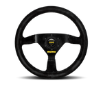 Momo MOD69 Steering Wheel 350 mm -  Black Suede/Black Spokes