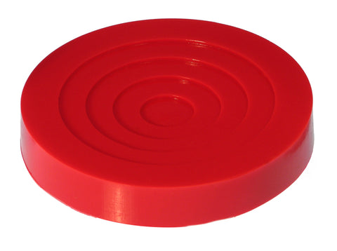 Prothane Universal Jack Pad 5in Diameter Model - Red