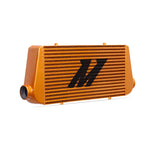 Mishimoto Universal Gold R Line Intercooler Overall Size: 31x12x4 Core Size: 24x12x4 Inlet / Outlet