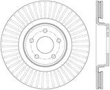 StopTech 14.5+ Ford Focus ST Front Right Slotted Performance Rotor