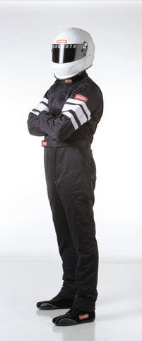 RaceQuip Black SFI-5 Suit - Medium