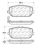 StopTech OE Fit Rear Sport Brake Pads