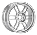 Enkei RPF1 16x7 4x100 43mm Offset 73mm Bore Silver Wheel  Miata 4-Lug / 02-06 Mini /  Honda & Acura