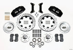 Wilwood Dynapro 6 Front Hub Kit 12.19in Drilled 79-87 GM G Body