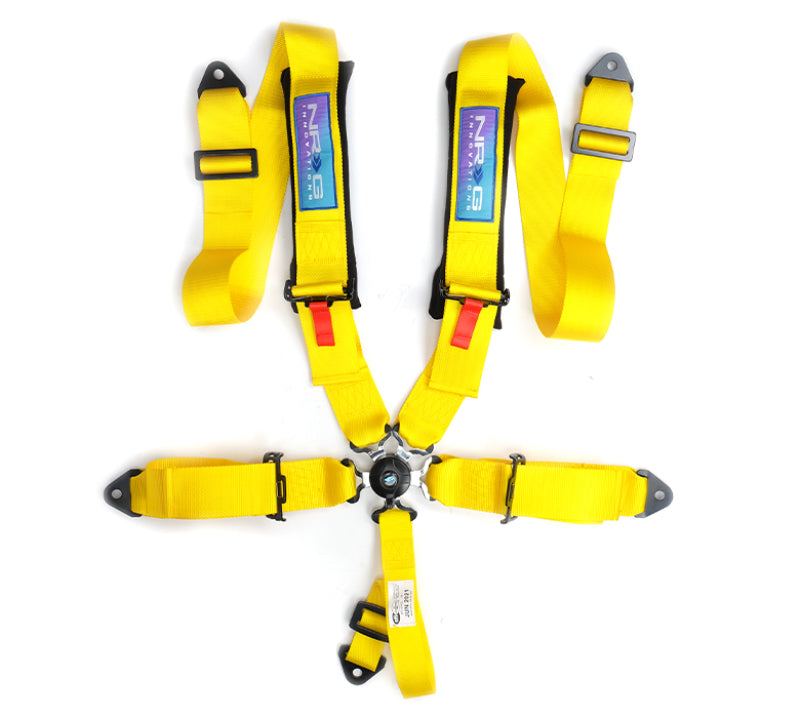 NRG 5PT 3in. Seat Belt Harness / Cam Lock - Yellow – Chris Taylor ...
