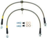 StopTech 02-12 Toyota Camry Coupe/Sedan / 04-08 Solara Front Stainless Steel Brake Lines