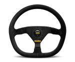 Momo MOD88 Steering Wheel 350 mm -  Black Suede/Black Spokes