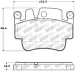 StopTech Performance 00-07 Porsche Boxster S / 06-07 Cayman / 99-05 911 Carrera Front Brake Pads