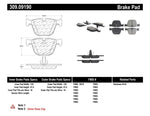 StopTech Performance 06-09 BMW M5 E60 / 07-09 M6 E63/E63 Rear Brake Pads