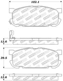 StopTech Performance 01-05 Miata w/ Sport Suspension Rear Brake Pads D891