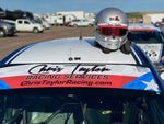 Chris Taylor Racing Visor Stickers! - Chris Taylor Racing Services