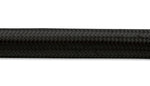 Vibrant -4 AN Black Nylon Braided Flex Hose (5 foot roll)