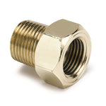 Autometer 3/8in Brass NPT Mechanical Temp Adapter