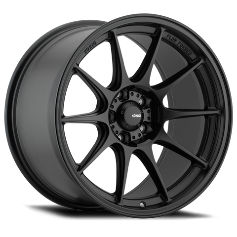 Konig Dekagram 18x8.5 5x112 ET43 Semi-Matte Black