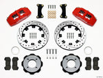 Wilwood Dynapro 6 Front Hat Kit 12.19in Drilled Red 2011 Fiesta
