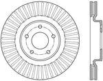 StopTech 13-15 Nissan Pathfinder Slotted Front Left Rotor