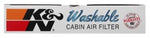 K&N 11-15 Chevy Cruze / 11-16 Cadillac SRX Cabin Air Filter