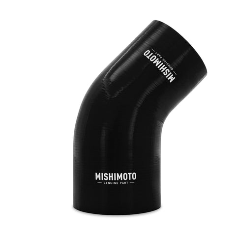 Mishimoto Silicone Reducer Coupler 45 Degree 3.5in to 4in - Black